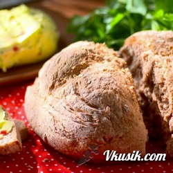 Фото рецепта - Содовый хлеб и домашнее сливочное масло