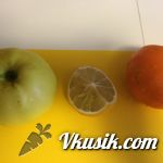 Шаг 5 (Кулинарный рецепт с фото - Геркулесовые яблочно - мандариновые блинчики)